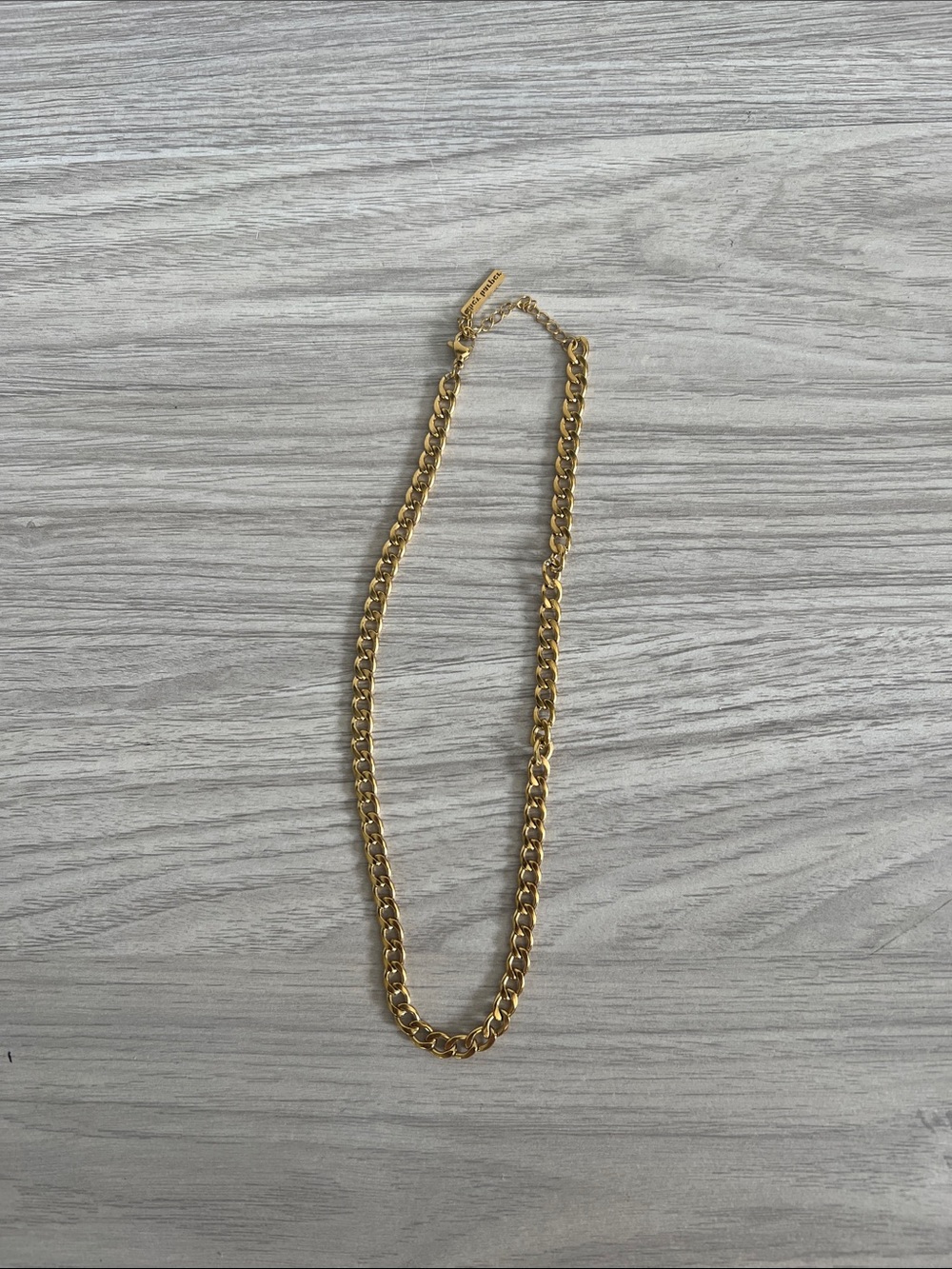 Gold Chain Link Necklace - Classic Link